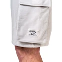 Pantaloni scurți pentru bărbați Nebbia NEBBIA x OLYMPIA Washed Loose Fit Cargo Shorts LEGACY 787 light grey