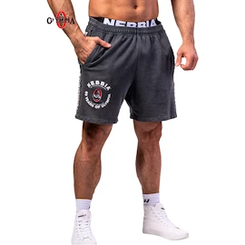 Pantaloni scurți pentru bărbați Nebbia NEBBIA x OLYMPIA Washed Sweat Shorts LEGEND 786 black