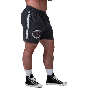 Pantaloni scurți pentru bărbați Nebbia NEBBIA x OLYMPIA Washed Sweat Shorts LEGEND 786 black L