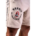 Pantaloni scurți pentru bărbați Nebbia NEBBIA x OLYMPIA Washed Sweat Shorts LEGEND 786 light grey