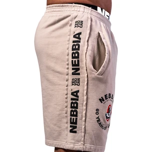 Pantaloni scurți pentru bărbați Nebbia NEBBIA x OLYMPIA Washed Sweat Shorts LEGEND 786 light grey XL