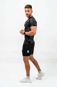 Pantaloni scurți pentru bărbați Nebbia Performance+ Compression 2in1 shorts black XXL