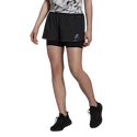 Pantaloni scurți pentru femei adidas  Adizero Two-In-One Black XS