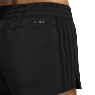 Pantaloni scurți pentru femei adidas  Pacer 3-Stripes Woven Heather Shorts Black