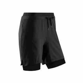 Pantaloni scurți pentru femei CEP Training 2in1 Black