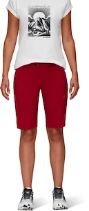 Pantaloni scurți pentru femei Mammut  Runbold Shorts Blood Red 36