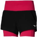 Pantaloni scurți pentru femei Mizuno  2 in 1 4.5 Short/Black/Persian Red