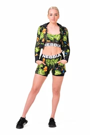 Pantaloni scurți pentru femei Nebbia High-energy double layer shorts 563 jungle green