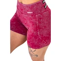 Pantaloni scurți pentru femei Nebbia NEBBIA x OLYMPIA Washed High Waisted Leggings Shorts HERITAGE 780 red