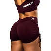 Pantaloni scurți pentru femei Nebbia STRONG BEAUTY Lace-Up Sculpting Shorts OWN YOUR POWER 429 dark red