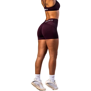 Pantaloni scurți pentru femei Nebbia STRONG BEAUTY V-shaping Belt Shorts 428 dark red