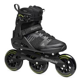 Patine cu rotile pentru bărbați Rollerblade Macroblade 110 3WD Black/Lime