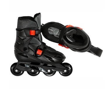 Patine cu rotile pentru copii Playlife  Riddler Black Cherry