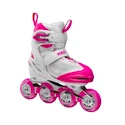 Patine cu rotile pentru copii Roces  Moody X Girl Tif White/Pink