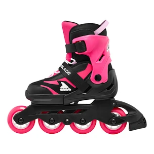 Patine cu rotile pentru copii Rollerblade  Microblade Combo Black/Pink  EUR 36,5-40,5
