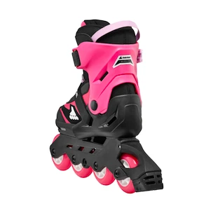 Patine cu rotile pentru copii Rollerblade  Microblade Combo Black/Pink  EUR 36,5-40,5
