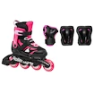 Patine cu rotile pentru copii Rollerblade  Microblade Combo Black/Pink  EUR 36,5-40,5