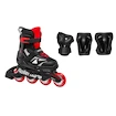 Patine cu rotile pentru copii Rollerblade  Microblade Combo Black/Red