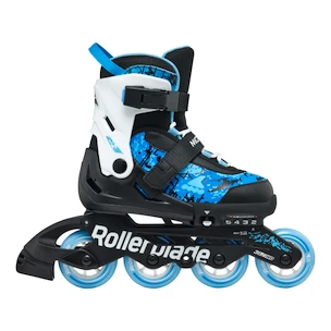 Patine cu rotile pentru copii Rollerblade  Microblade SL Black/Sky Blue