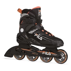 Patine cu rotile pentru femei Fila Legacy Comp Lady Black/Salmon
