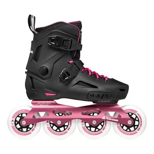 Patine cu rotile pentru femei Rollerblade  Lightning 90 W Black/Sangria