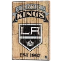 Placă de perete WinCraft  Established NHL Los Angeles Kings