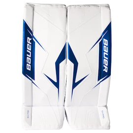 Plăcuțe pentru portari Bauer SV-PRO White/Blue Senior