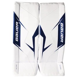 Plăcuțe pentru portari Bauer SV-PRO White/Navy Senior