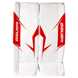 Plăcuțe pentru portari Bauer SV-PRO White/Red Intermediate