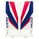 Plăcuțe pentru portari CCM Axis F9 White/Red/Blue Intermediate 31 + 1 inch