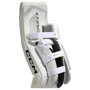 Plăcuțe pentru portari CCM Eflex 7.9 White Senior 34 + 1 inch