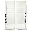 Plăcuțe pentru portari CCM Eflex 7.9 White Senior 34 + 1 inch