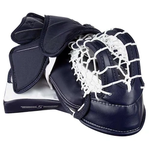 Prinzătoare Bauer  MVPRO White/Navy Intermediate pentru mâna stângă (regular)
