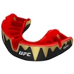 Protecție pentru dinți Opro  PLATINUM UFC Black/Red/Gold Senior