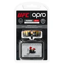 Protecție pentru dinți Opro  PLATINUM UFC Black/Red/Gold Senior