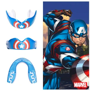 Protecție pentru dinți SAFEJAWZ  Marvel Captain America Senior