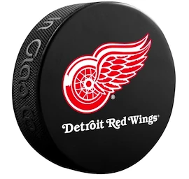 Puc de hochei Inglasco Inc. Logo Blister Detroit Red Wings