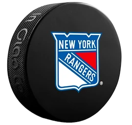 Puc de hochei Inglasco Inc. Logo Blister New York Rangers