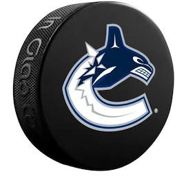 Puc de hochei Inglasco Inc. Logo Blister Vancouver Canucks