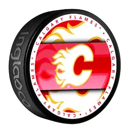 Puc de hochei Inglasco Inc. Medallion Blister Calgary Flames