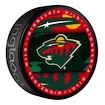 Puc de hochei Inglasco Inc.  Medallion Blister Minnesota Wild