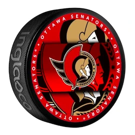 Puc de hochei Inglasco Inc. Medallion Blister Ottawa Senators