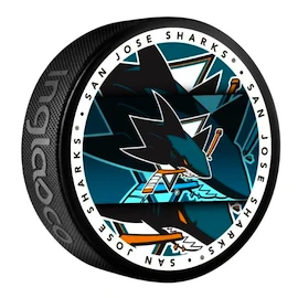 Puc de hochei Inglasco Inc. Medallion Blister San Jose Sharks