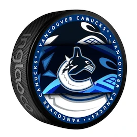 Puc de hochei Inglasco Inc. Medallion Blister Vancouver Canucks