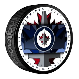 Puc de hochei Inglasco Inc. Medallion Blister Winnipeg Jets