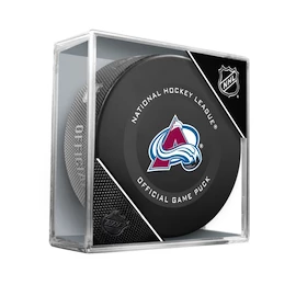 Puc de hochei Inglasco Inc. Official Game Puck Colorado Avalanche
