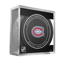 Puc de hochei Inglasco Inc. Official Game Puck Montreal Canadiens