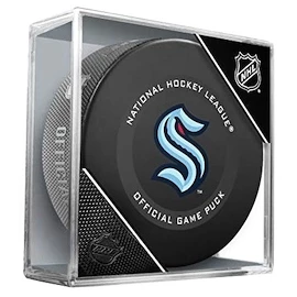 Puc de hochei Inglasco Inc. Official Game Puck Seattle Kraken