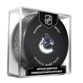 Puc de hochei Inglasco Inc. Official Game Puck Vancouver Canucks