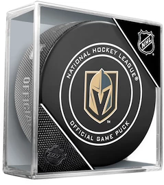Puc de hochei Inglasco Inc. Official Game Puck Vegas Golden Knights